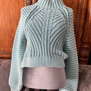 Free People sweater xs blue